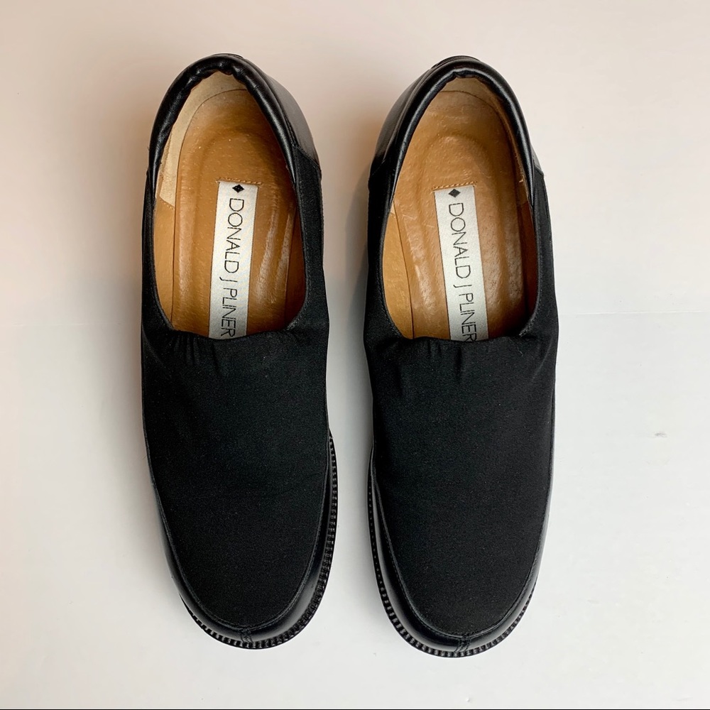 Donald J Pliner Black Wedge Neys Slip On - Picture 3 of 7